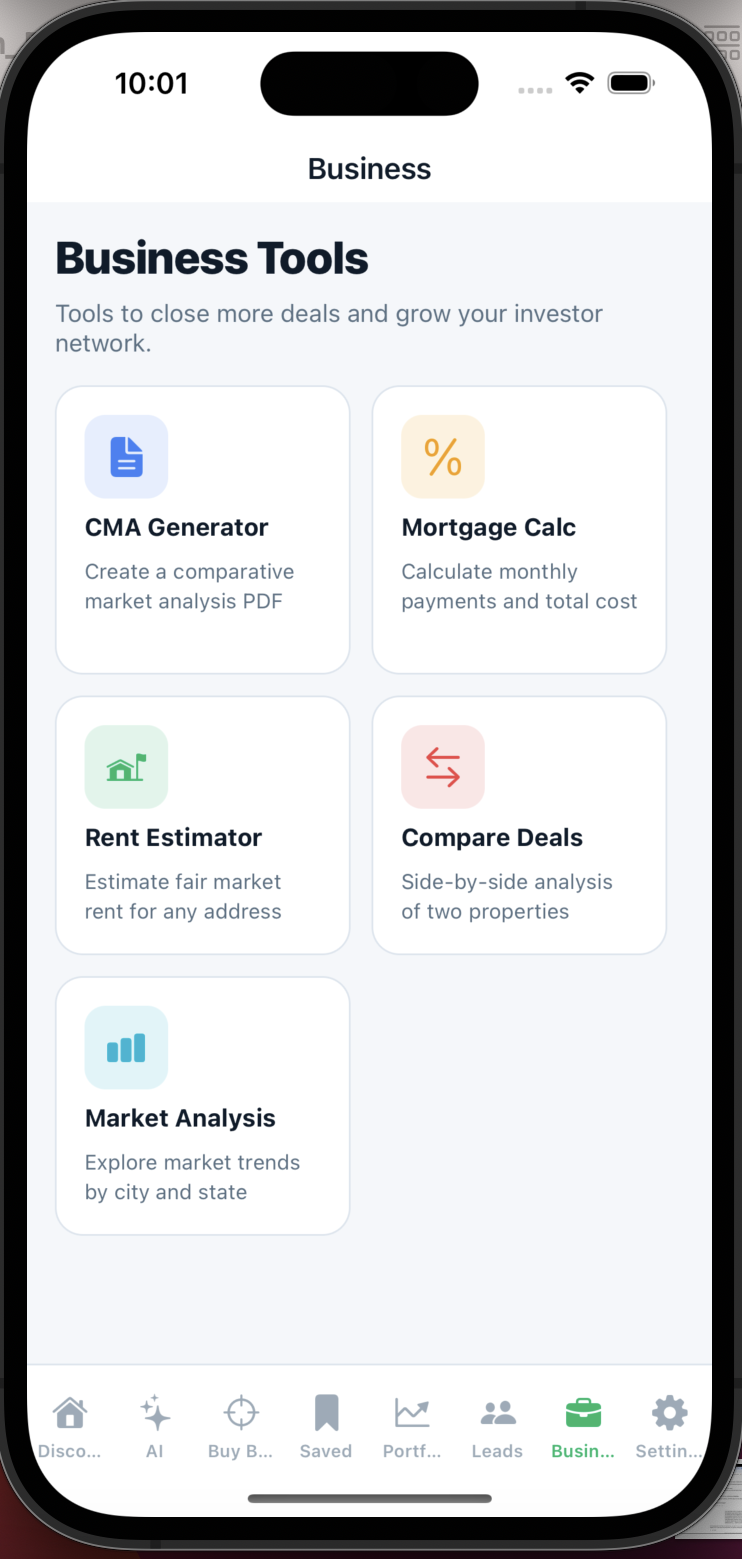 Acrelyx AI analysis interface